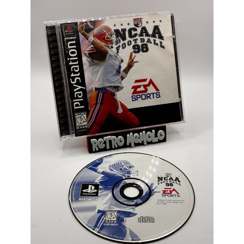 Ncaa Football 98 - PS1 Playstation Game Good Condition CIB Tested Quick Ship